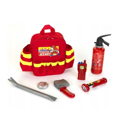 Brandmannen Henrys ryggsäck.