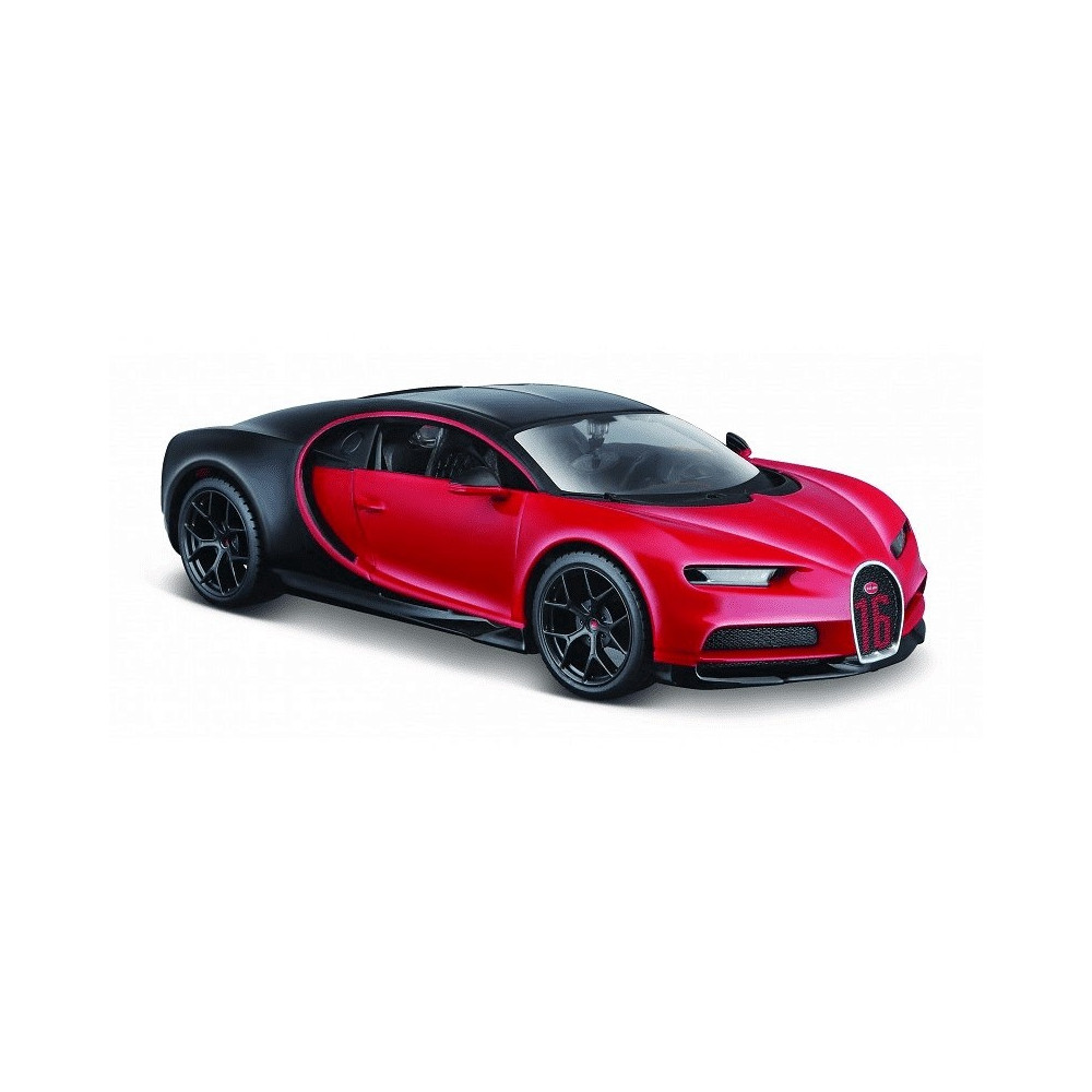 Model kompozytowy bugatti chiron sport czarno-czerwony Model kompozytowy bugatti chiron sport czarno-czerwony