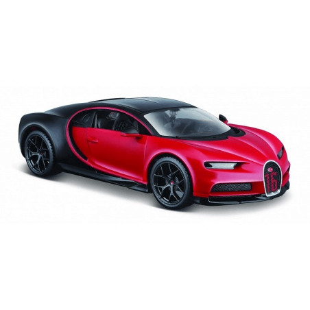 Modellkomposit Bugatti Chiron Sport svart-röd