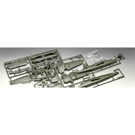 Modell av plast B-25 Mitchell