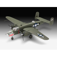 Modell av plast B-25 Mitchell