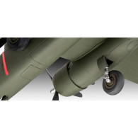 Modell av plast B-25 Mitchell