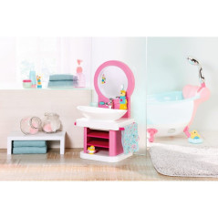 Sminkbord för att borsta tänderna för baby born.