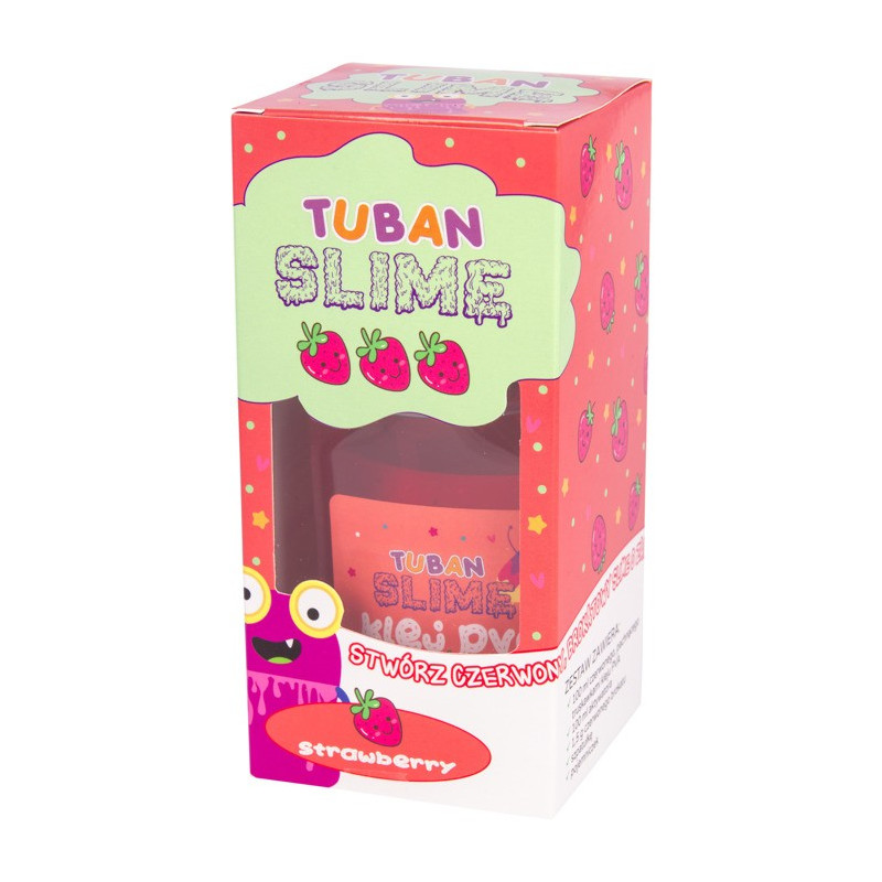 Super slime set - jordgubb
