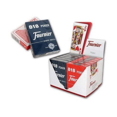 Kort 818 - rödblå (2 jumboindex)