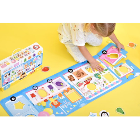 Pussel med ett hål i isglassarna