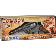 Rewolwer kowbojski metalowy gonher