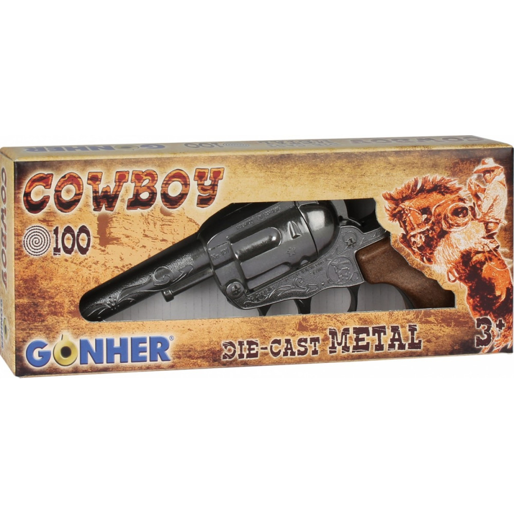Rewolwer kowbojski metalowy gonher Rewolwer kowbojski metalowy gonher