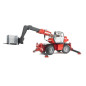 Fordonet Manitou teleskoplastare MRT 2150 med tillbehör