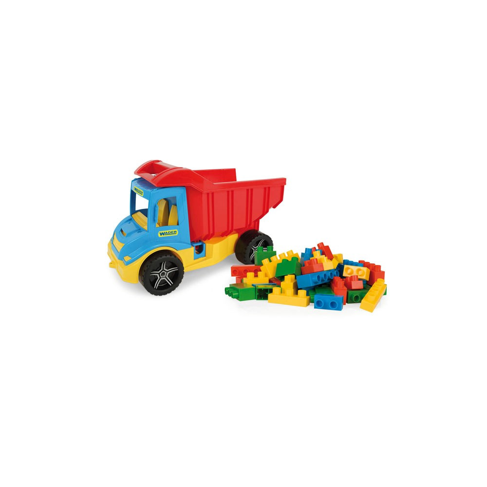 Multi truck tipplastare med klossar Multi truck tipplastare med klossar