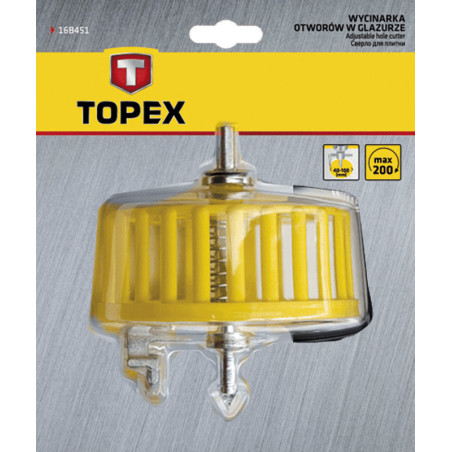 Håltagare för kakelplattor med en diameter på 40-100 mm.