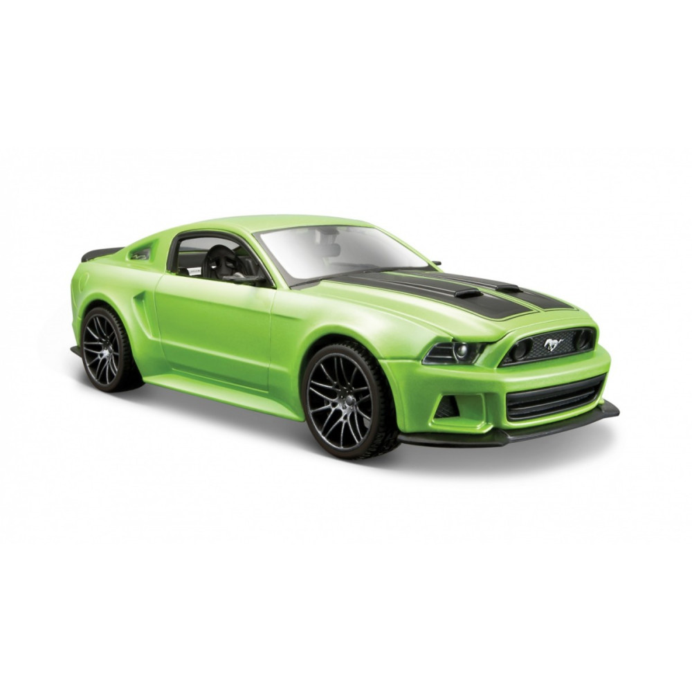 Modellkomposit Ford Mustang Street Racer grön 124 Modellkomposit Ford Mustang Street Racer grön 124