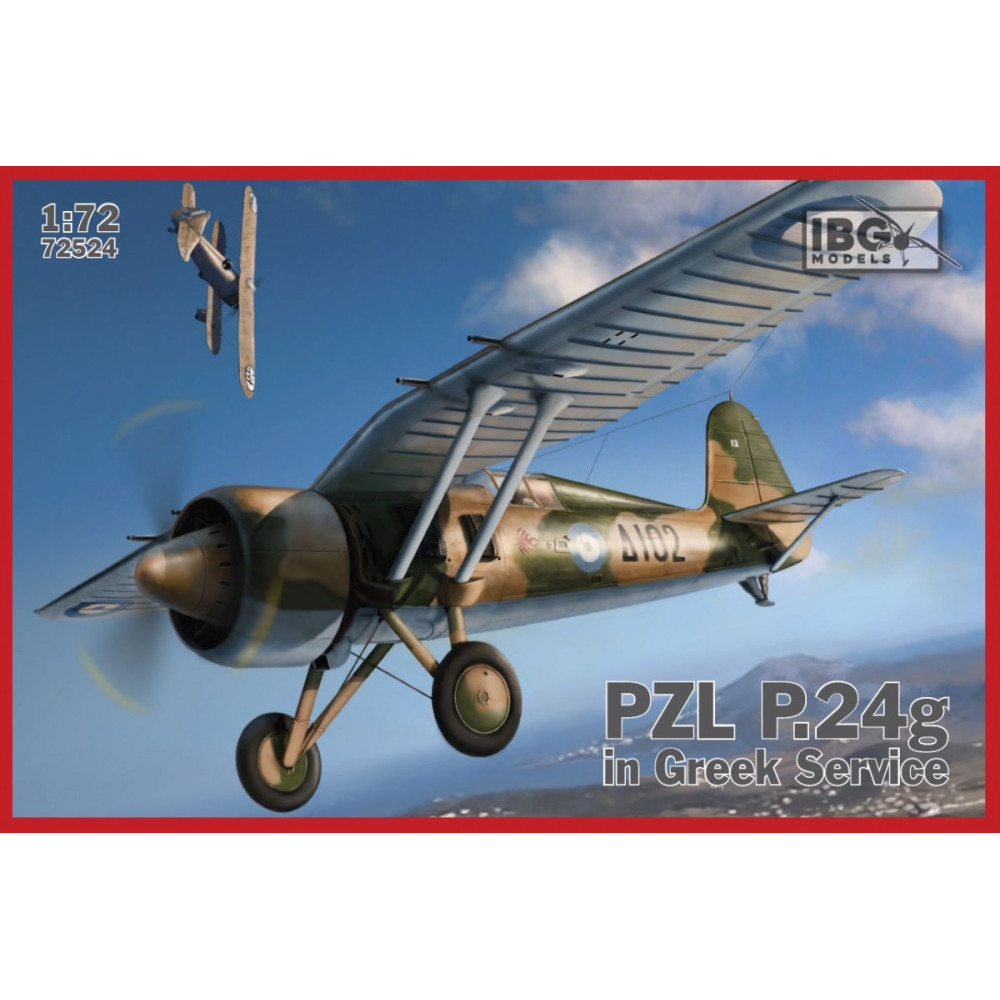 Model plastikowy pzl p.24g greek service
