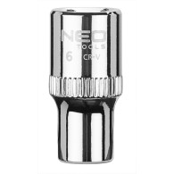 Sexkantig hylsa 1/4', 6 mm, superlock