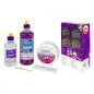 Plastisk lera set super slime - glow in the dark xl