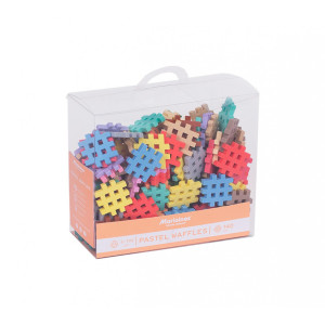 Våffel mini pastellbyggklossar 140 delar