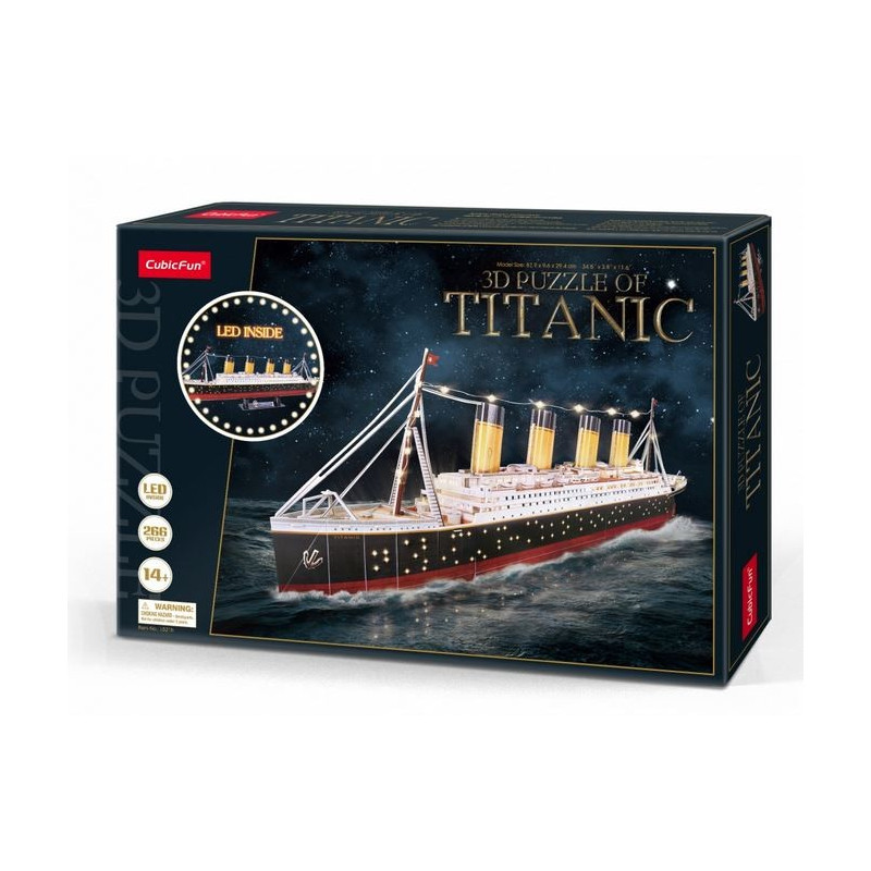 Pussel 3D Titanic LED