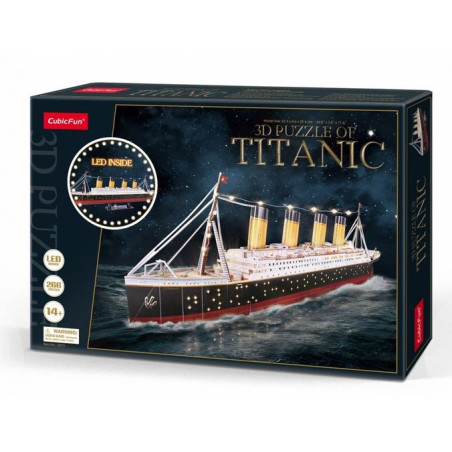 Pussel 3D Titanic LED | HandlaSmidigt.se