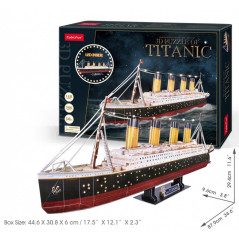 Pussel 3D Titanic LED
