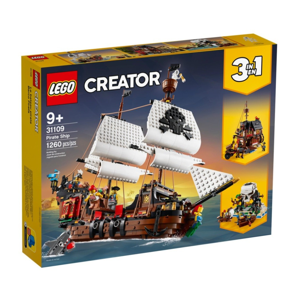 Klocki creator 31109 statek piracki
