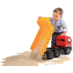 Tippbil Mercedes Actros 62 cm löst i kartong | HandlaSmidigt.se