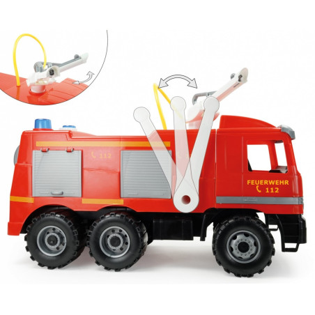 Brandbil Actros 63 cm löst i kartong