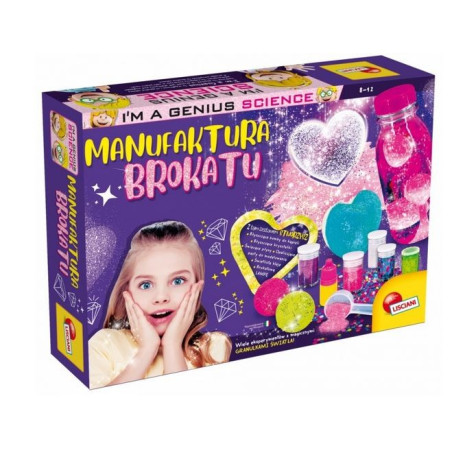 Set jag är ett geni tillverkning av glitter