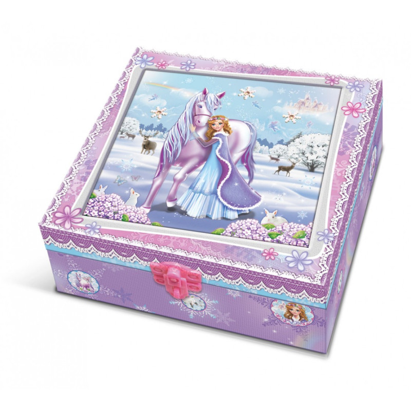 Låda med anteckningsbok och datorrelaterade tillbehör från Pecoware.