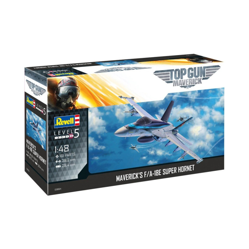 Modell av plast fa-18e super hornet top gun