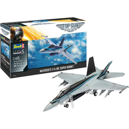 Modell av plast fa-18e super hornet top gun