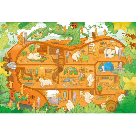 Broschyr med frukt- och grönsakssnitt