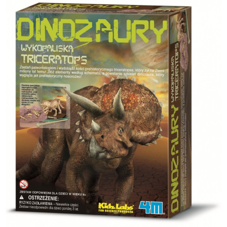 Vetenskaplig uppsättning av utgrävning - triceratops | HandlaSmidigt.se