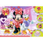 Pussel med 100 delar glitter Minnie och paljetter Pussel med 100 delar glitter Minnie och paljetter