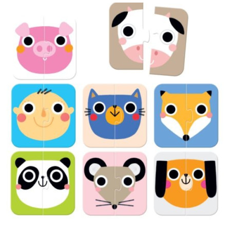 Jag lägger pussel - ansikten