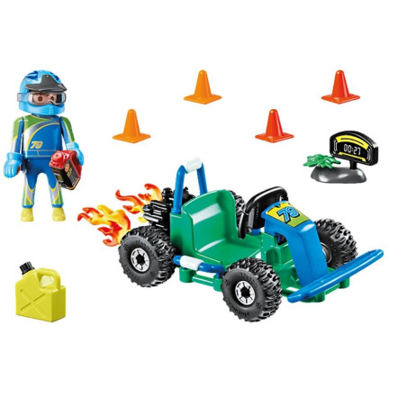 Set med city life-figurer 70292, presentset, go-kart-race.
