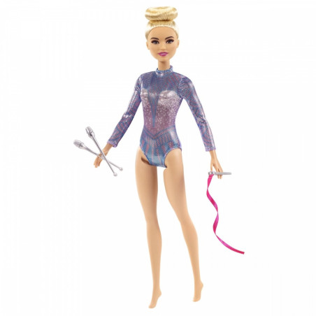 Barbie docka karriär gymnast blondin