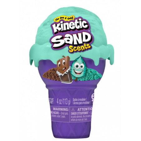 Sand kinetic sand behållare för glass