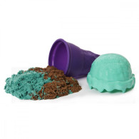 Sand kinetic sand behållare för glass