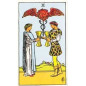 Tarotkort och E Waite Tarot Mini i Storbritannien.