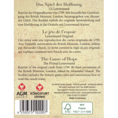 Tarotkort primal lenormand (engelsk/fransk/tysk)