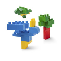 Klocki w pojemniku 70 elementów kids blocks
