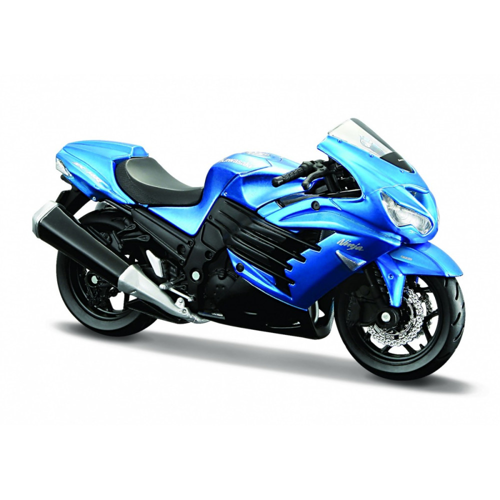 Motorcykel Kawasaki Ninja ZX-14R med stödplatta. Motorcykel Kawasaki Ninja ZX-14R med stödplatta.