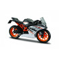 Motorcykel KTM RC390 med stöd 118