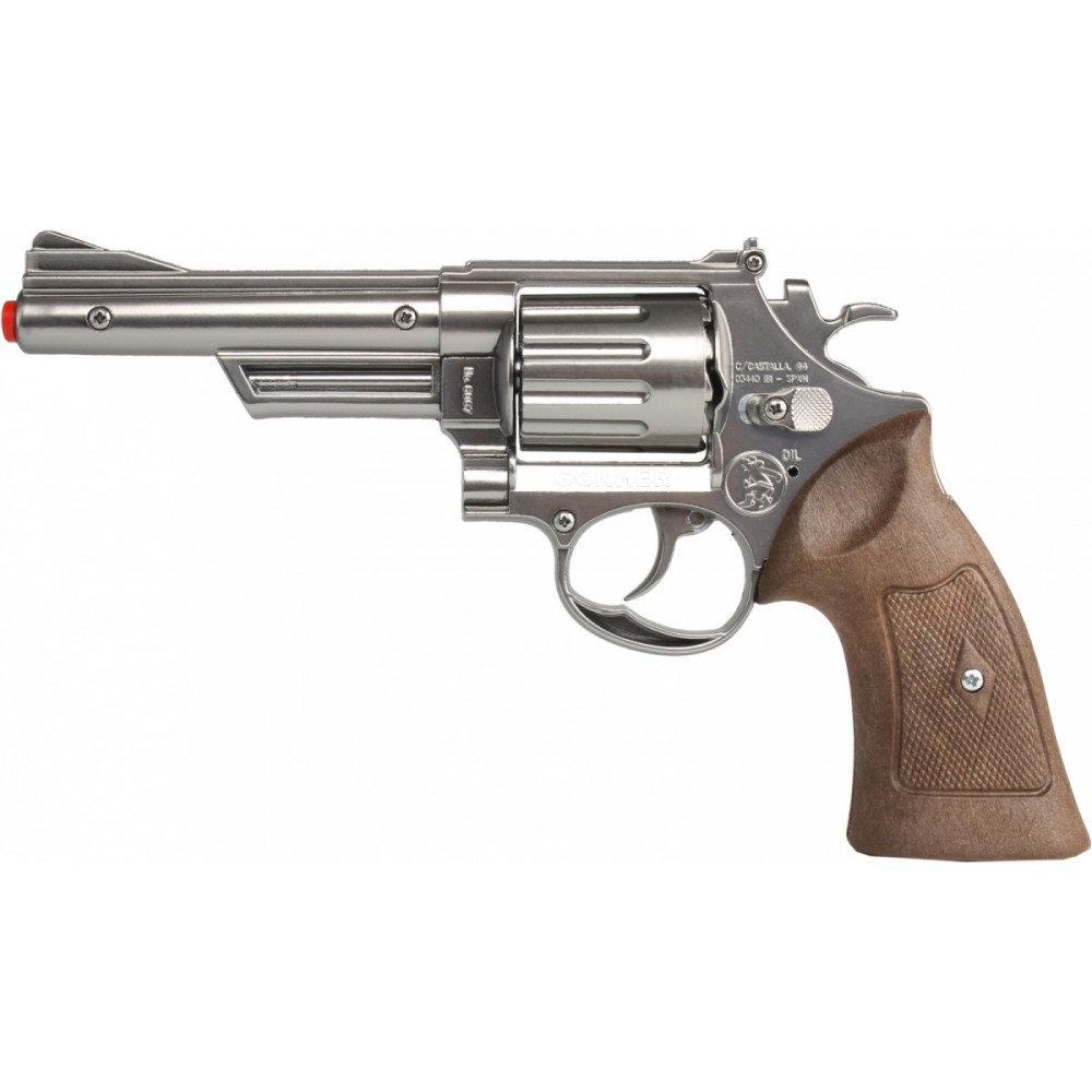 Gonher metallpolis revolver med 12 patroner Gonher metallpolis revolver med 12 patroner