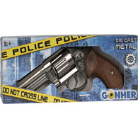 Gonher metallpolis revolver med 12 patroner