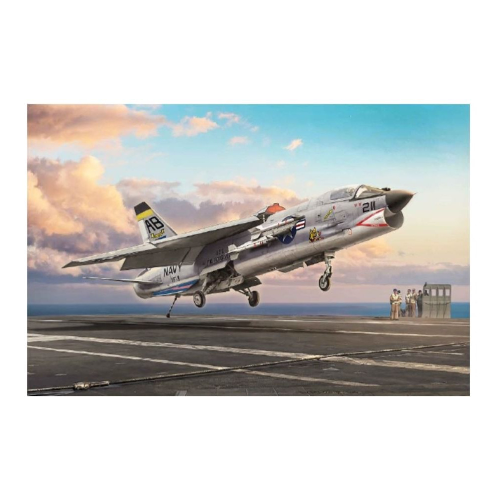 Modell att montera f-8e crusader