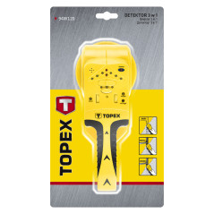 Detektor 3 i 1, för att upptäcka trä/spänning/metall