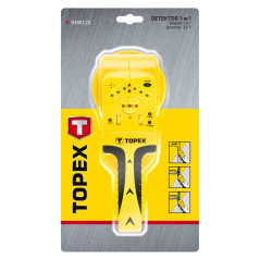 Detektor 3 i 1, för att upptäcka trä/spänning/metall