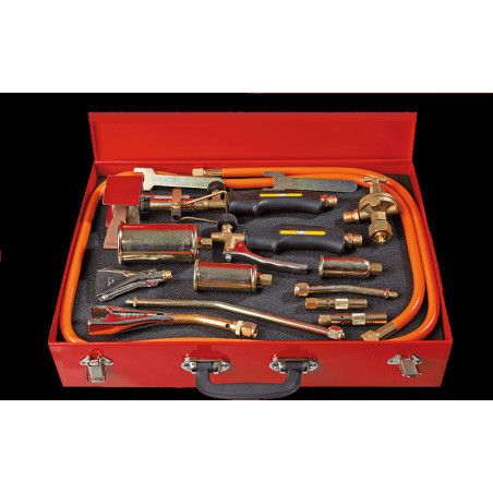 Gasbrännarset med 28 kW, 7 brännare.