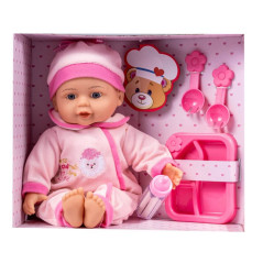 Docka med tillbehör